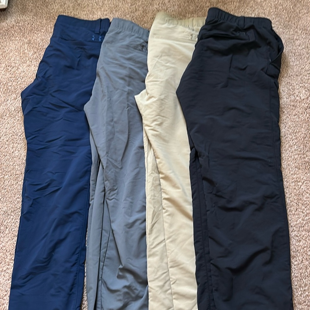 4 pairs under armour gold pants